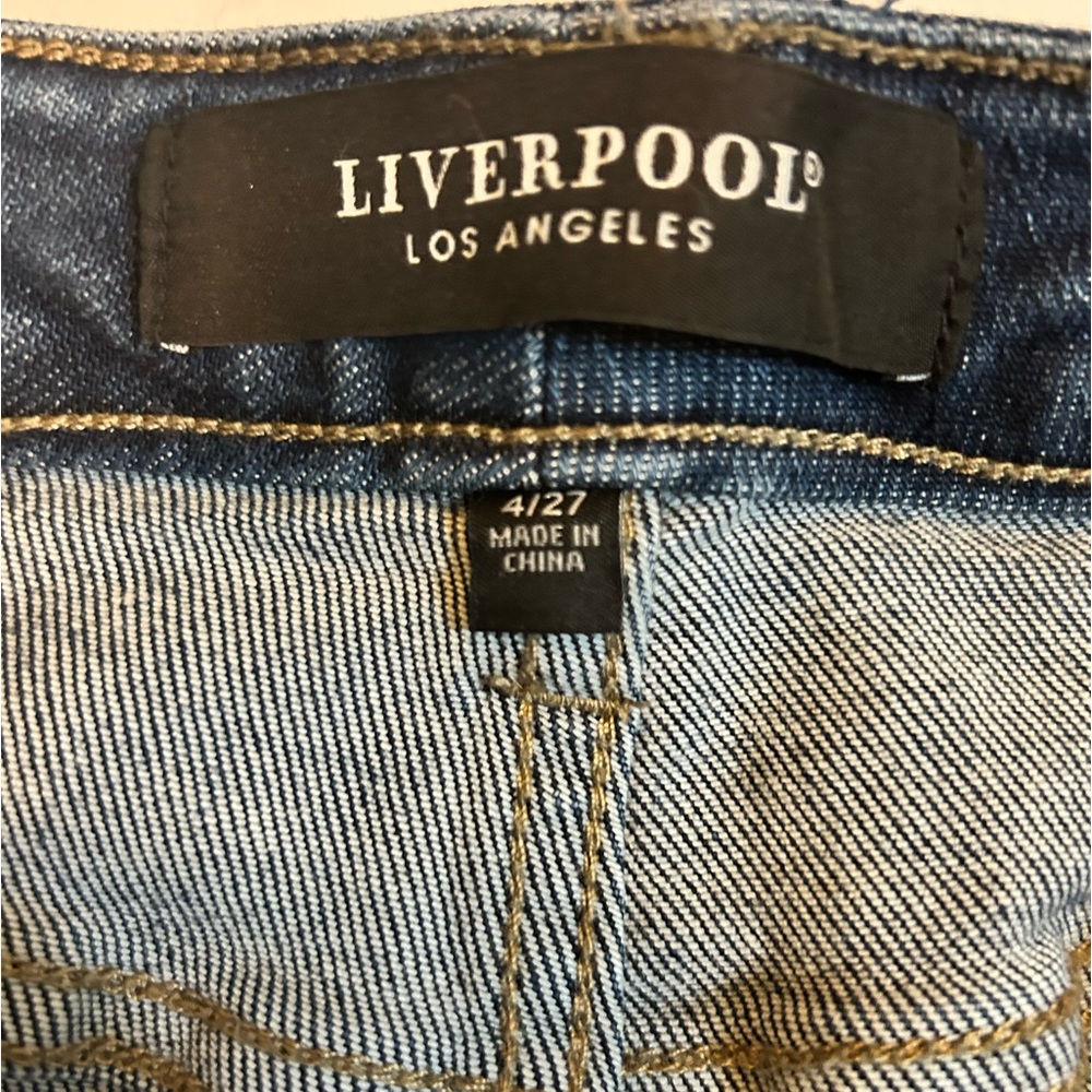 Liverpool Los Angeles Women’s Non-Skinny Skinny Jeans Stuart Wash Size 4/27 - Picture 7 of 13